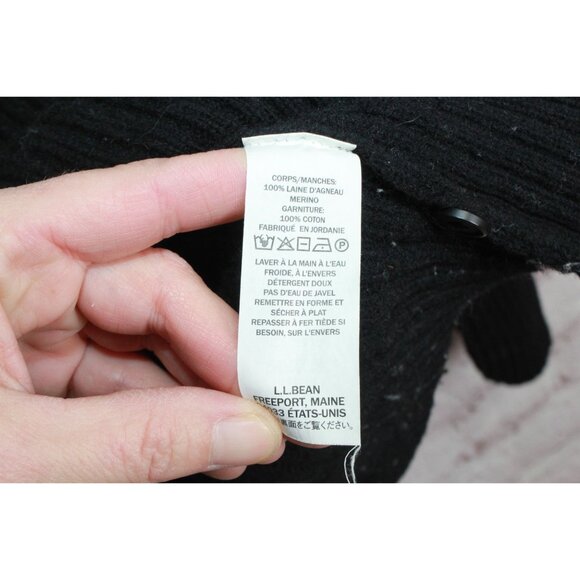 LL Bean Commando Sweater Henley Black Size XXL - Picture 9 of 11